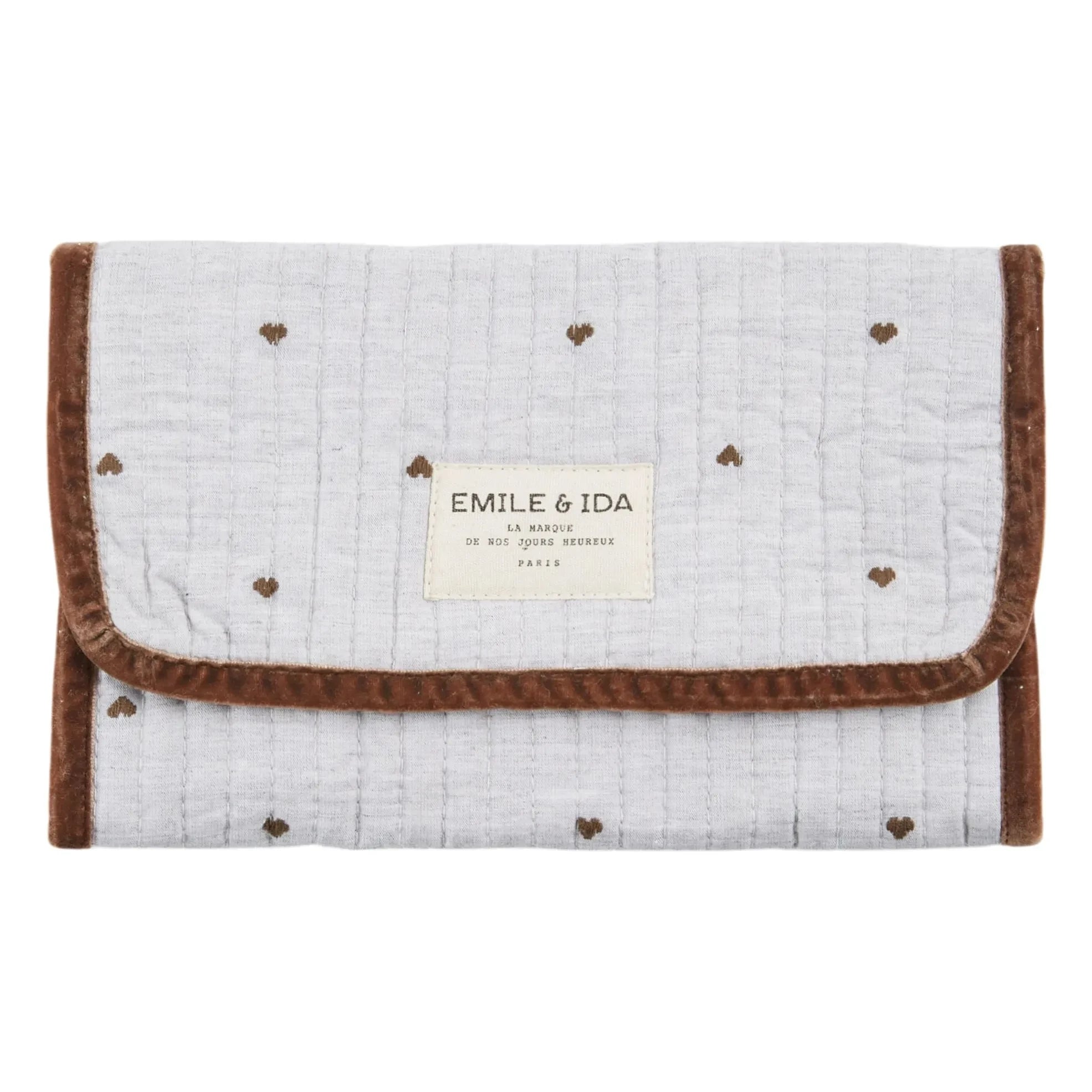 Emile et Ida - Estuche para brochas de maquillaje | Gris