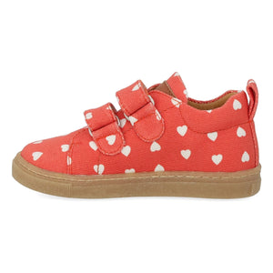 Angulus - Zapatillas deportivas Mini Hearts Double Scratch | Rojo
