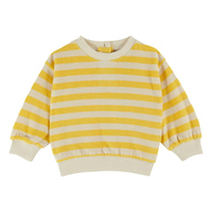 Emile et Ida - Sudadera de algodón orgánico a rayas | Amarillo