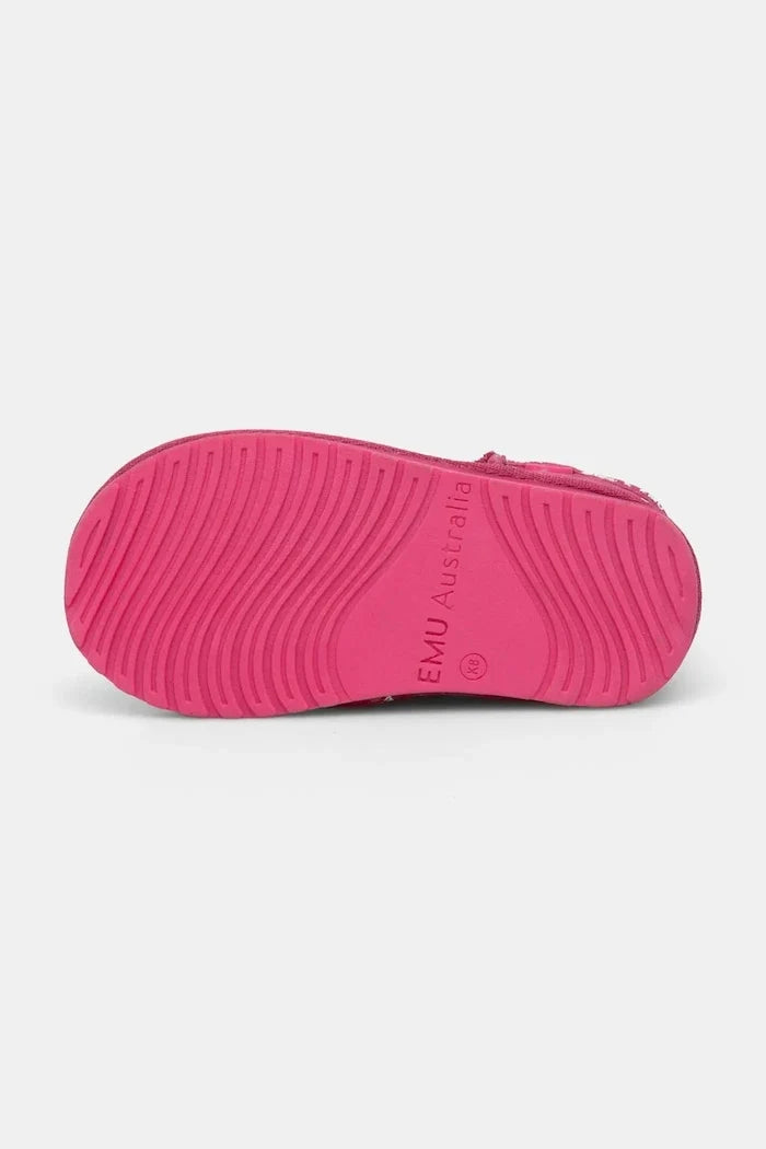 Botas de nieve infantiles Emu Australia Barbie Wallaby Mini de ante
