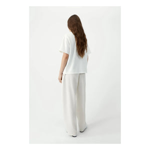 Cordera - Camiseta de algodón orgánico bordado | Blanco