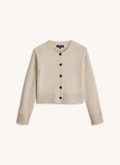 Soeur - Virginia Cardigan con lana merino | Heather beige