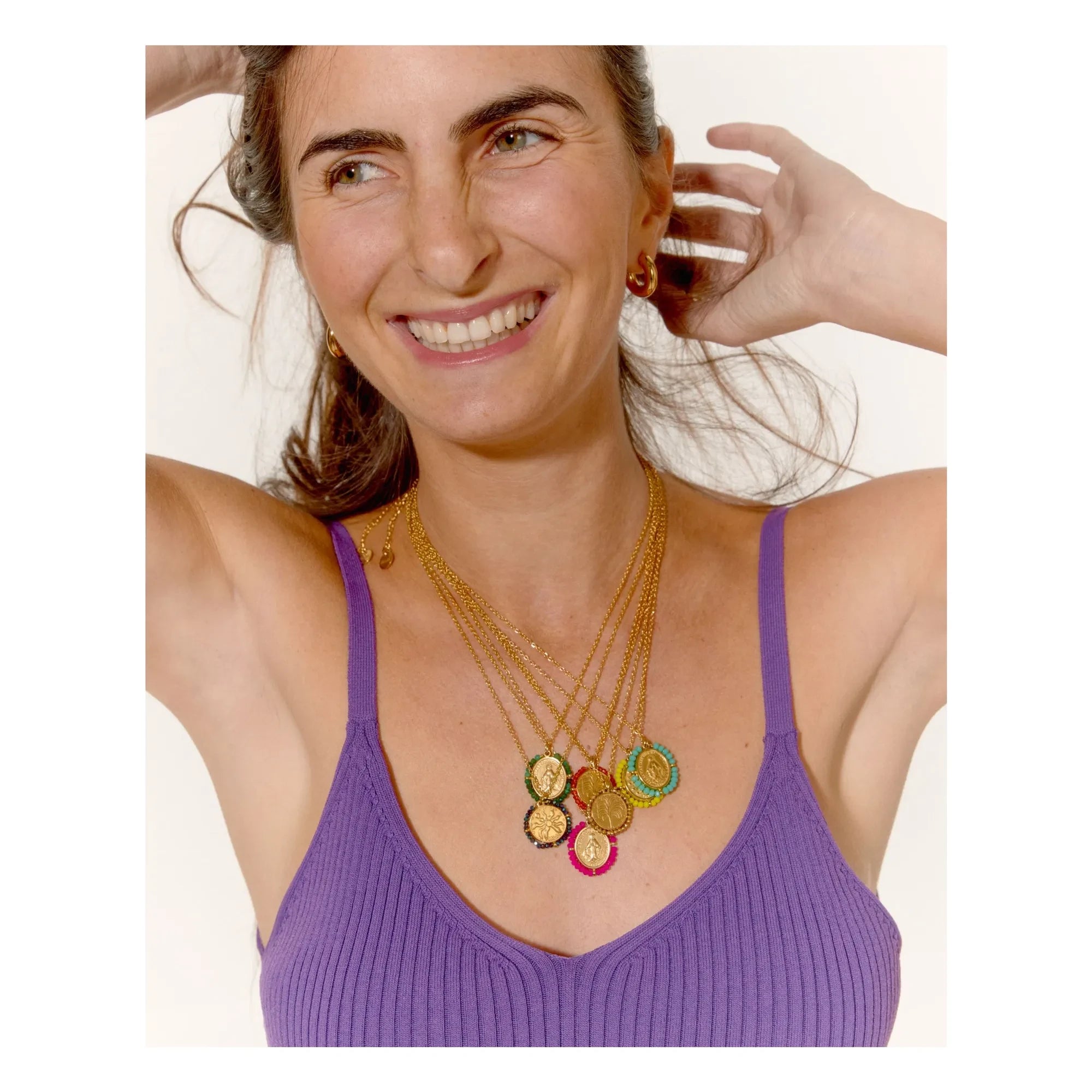 Collar Palas - Santa María | Rojo