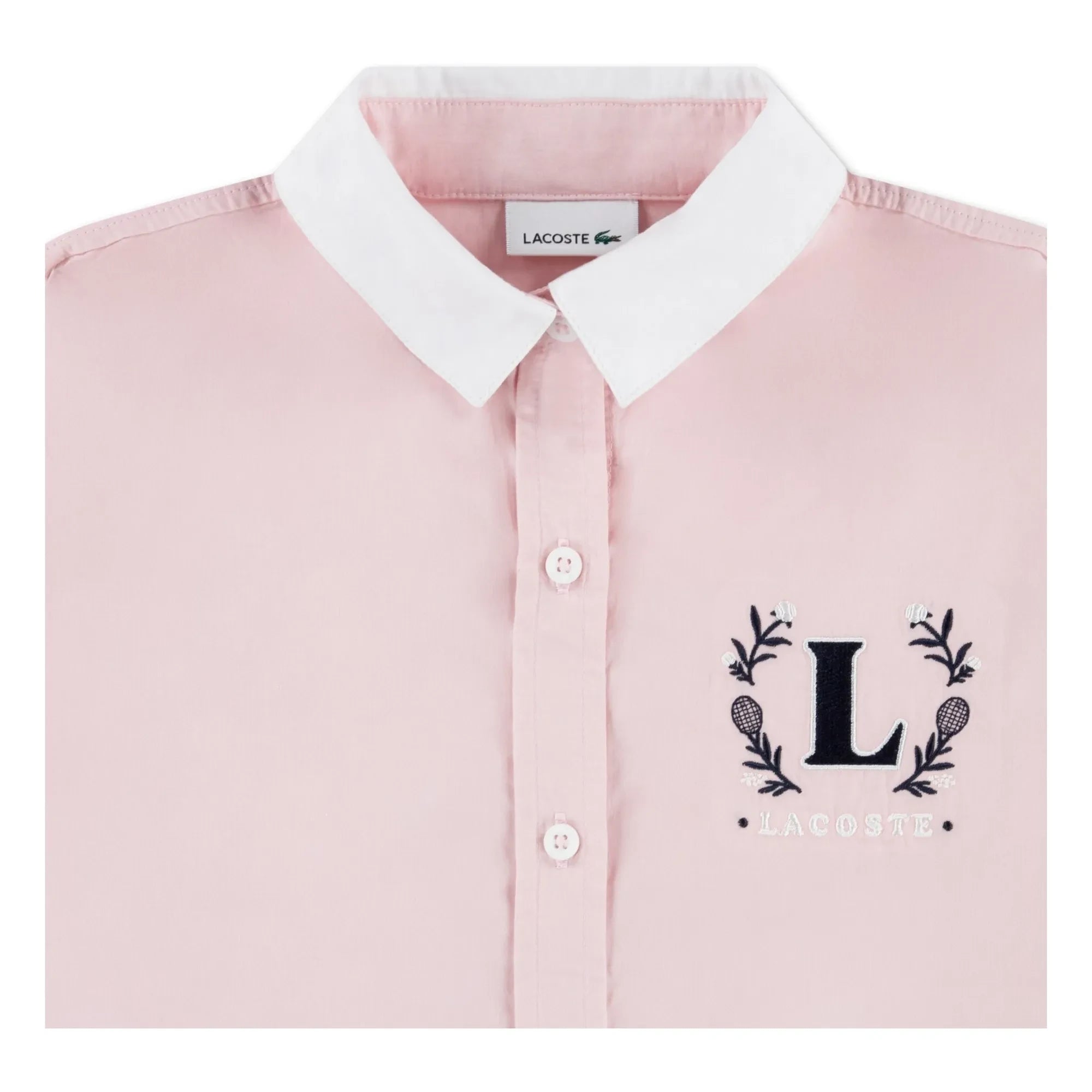 Lacoste - Camisa L Algodón orgánico | Rosa claro