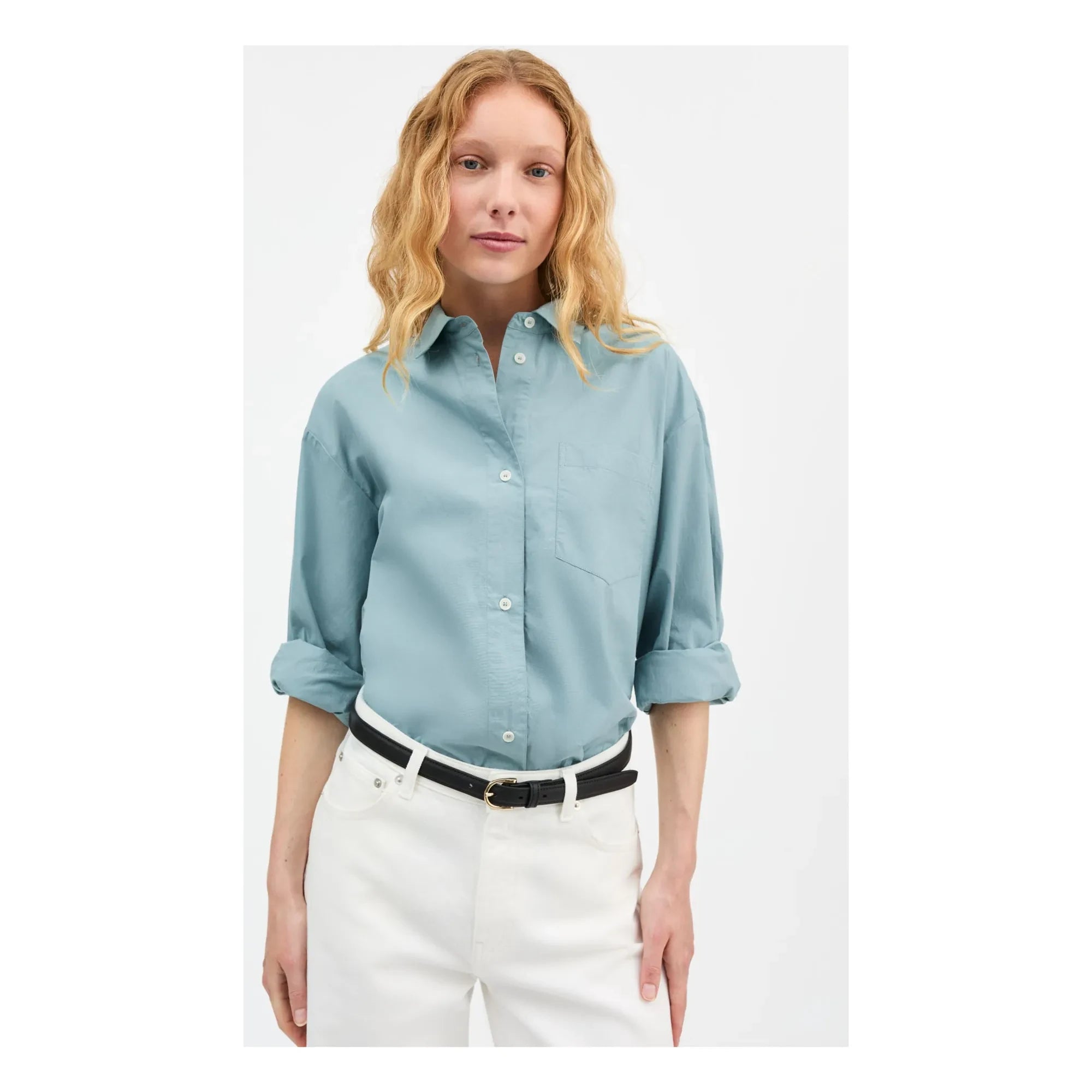 Skall Studio - Camisa de algodón Edgar | Azul