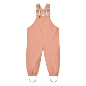 Liewood - Conjunto impermeable Manu de bloques de color hecho con fibras recicladas | Rosa