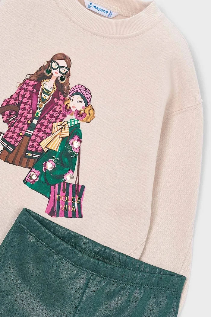 Conjunto de chándal de algodón para niños Mayoral