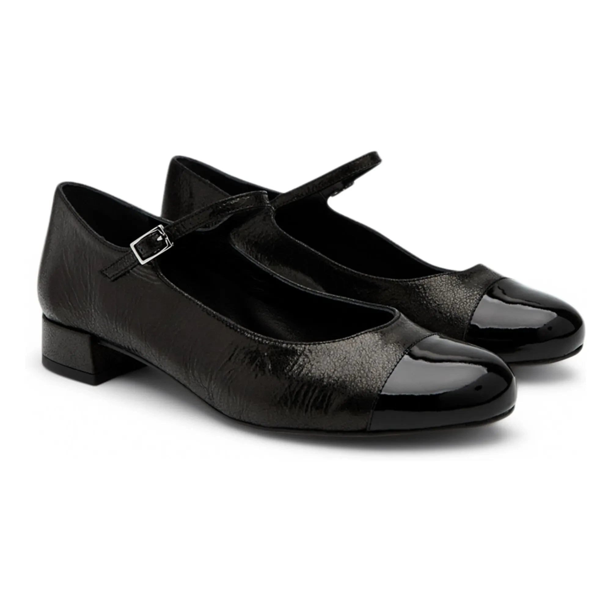 Augusta - Zapatos Mary Jane Lola Metalik | Negro