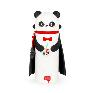 Legami - Panda Bam-Boo 2 en 1 Estuche de silicona para bolígrafos - Adorable