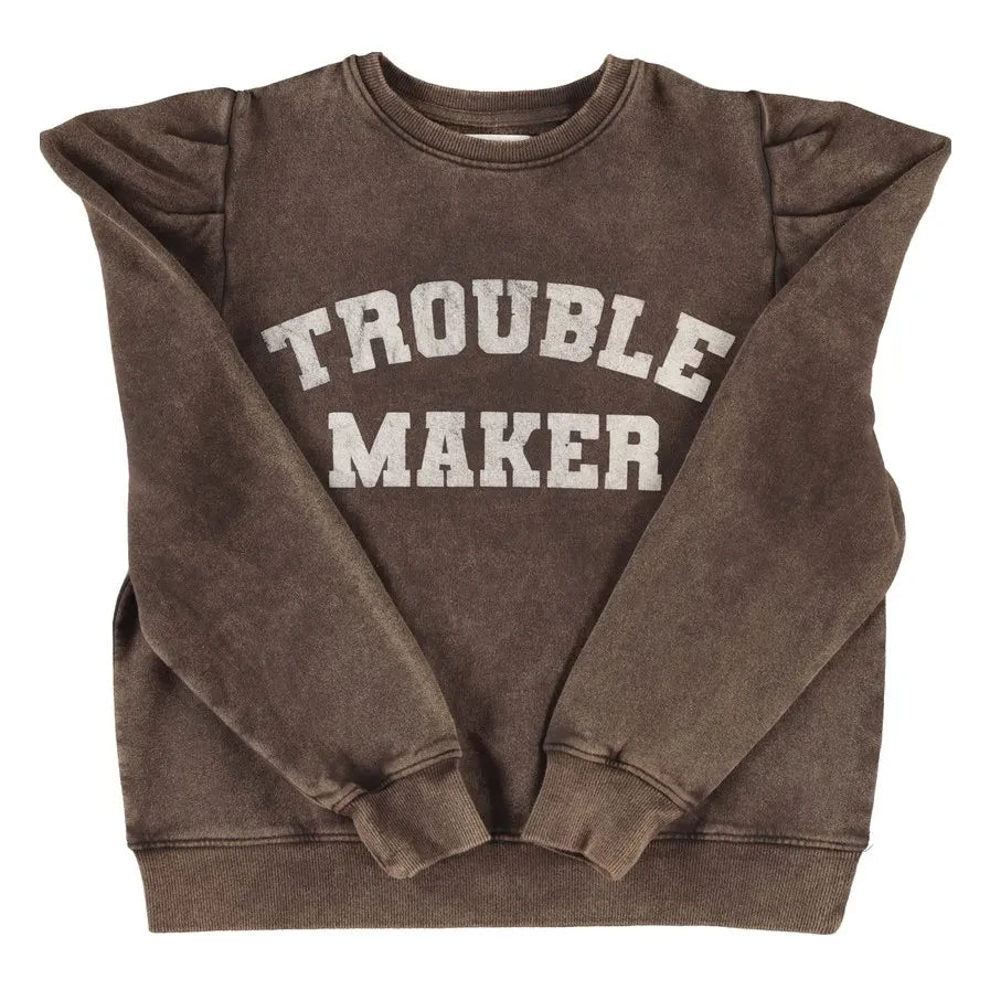 Sisters Department - Matilda organik pamuk sweatshirt | Kahverengi