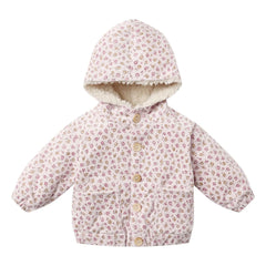 Quincy Mae - Chaqueta de terciopelo orgánico Fleurie | Lila