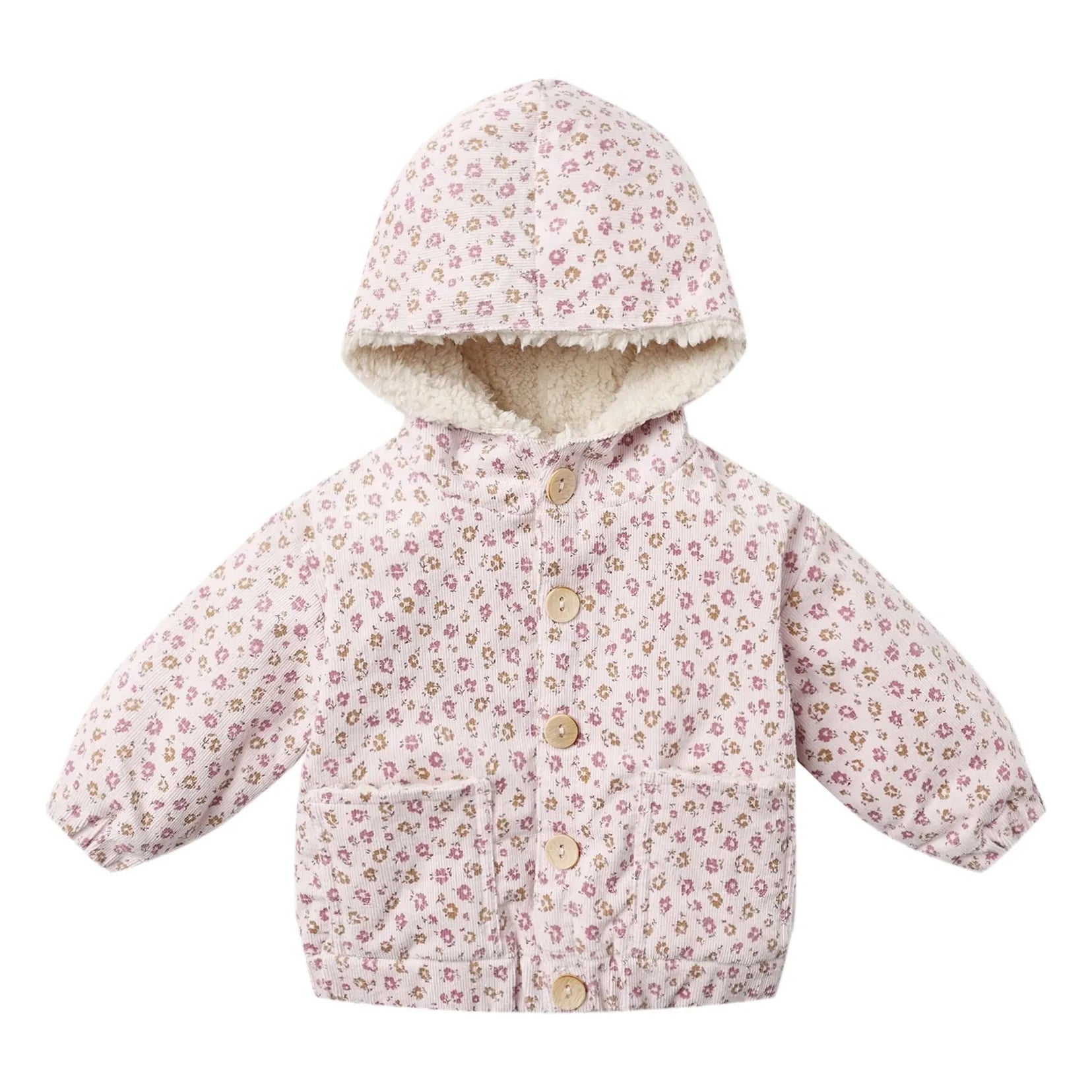 Quincy Mae - Chaqueta de terciopelo orgánico Fleurie | Lila