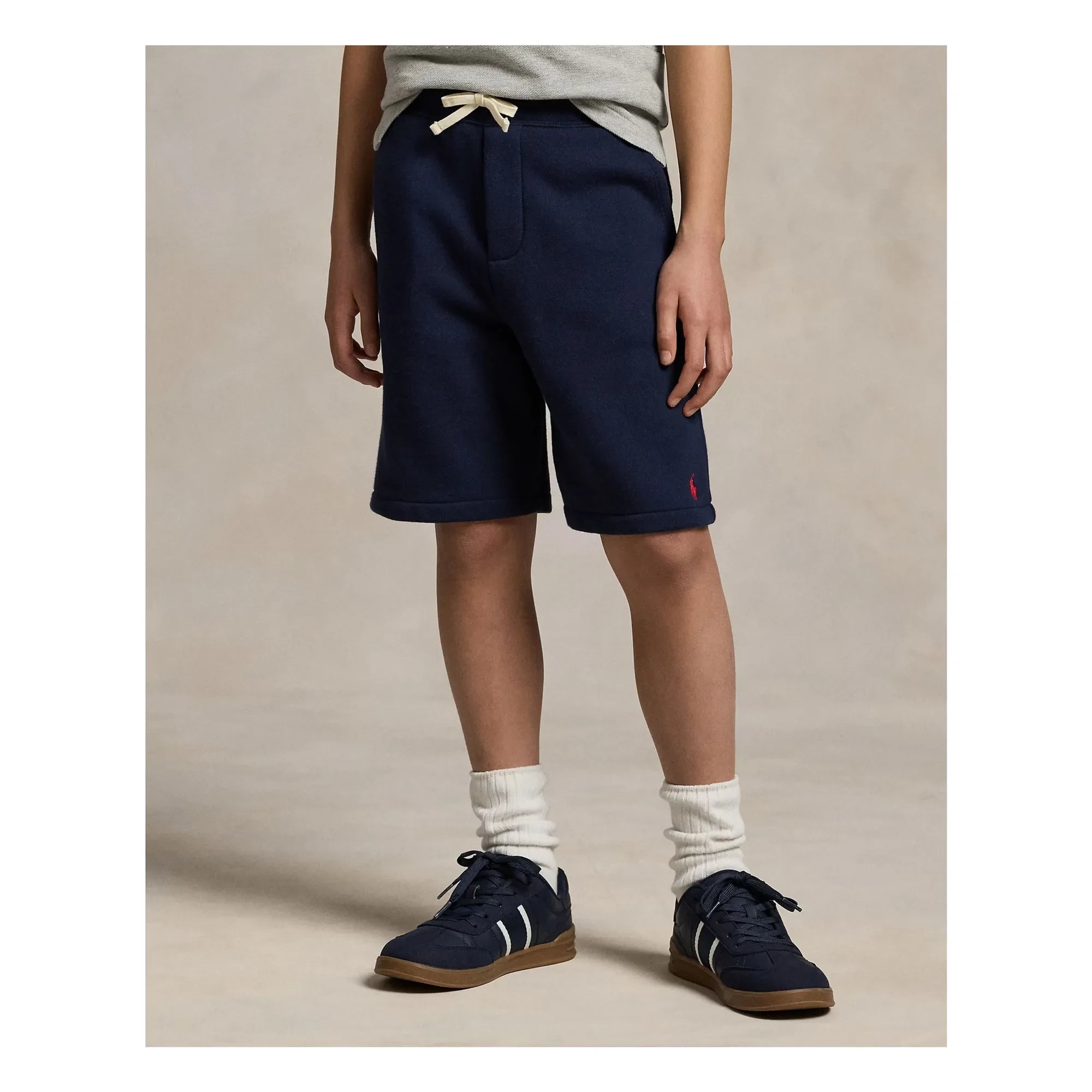 Ralph Lauren - Pantalón corto con cordón del logo | Azul Marino
