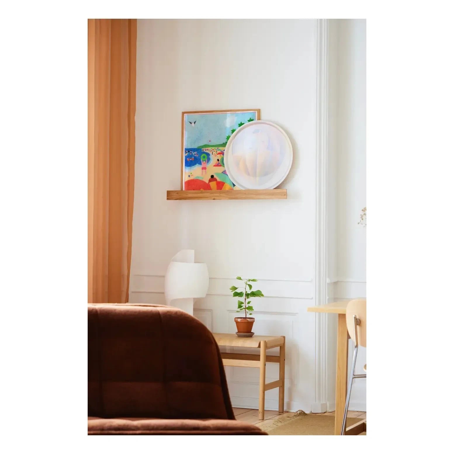 Paper Collective - Ahşap poster standı | Açık meşe