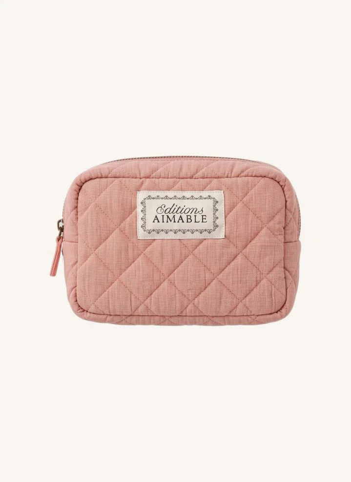 Editions Aimable - Bolsa de cosméticos Tuscany | Toalla de Rosa Gasosa