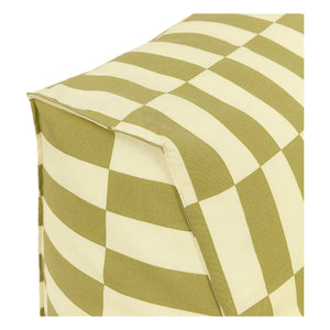Nobodinoz - Puf largo de exterior Matteo Tiles | Verde