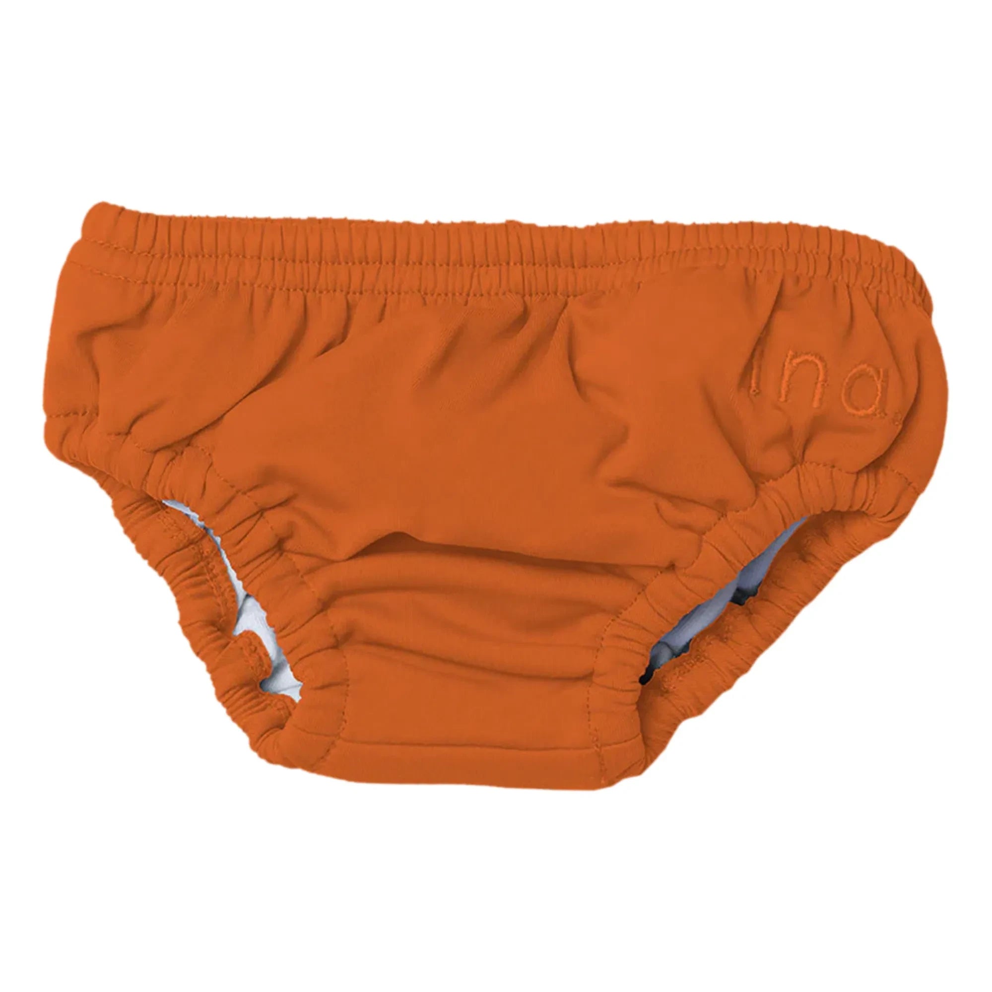 Ina Swim - Bañador corto de nailon reciclado Lumi | Naranja