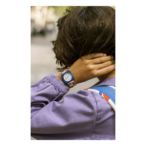 Mini Kyomo - Reloj Tulips - Mini Kyomo x Taxi Brousse | Rojo
