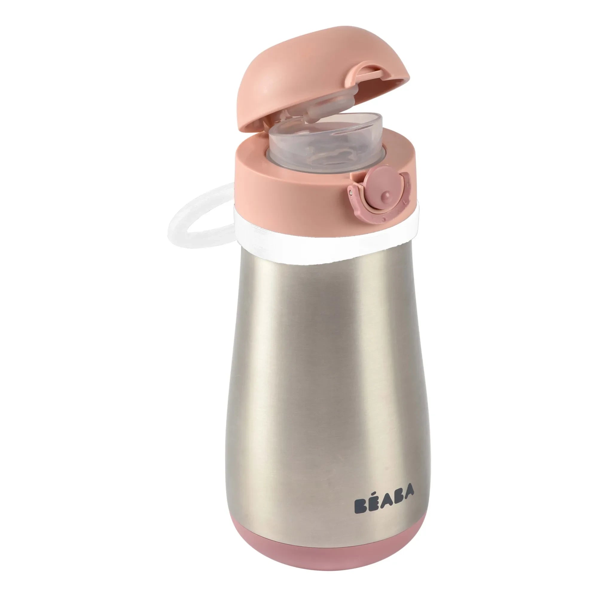 Béaba - Biberón de acero inoxidable | Rosa empolvado