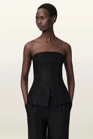 Blusa corsé de viscosa AllSaints CHARLEY para mujer
