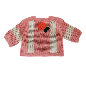 Kalinka - Penelope Chaqueta de Ganchillo | Rosa
