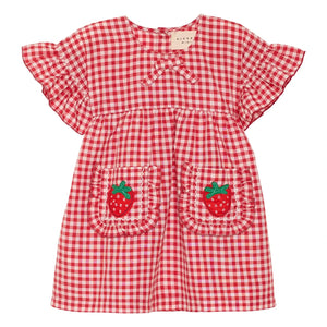 SISSEL EDELBO - Vestido Vichy Ohio - Colección infantil | Rojo