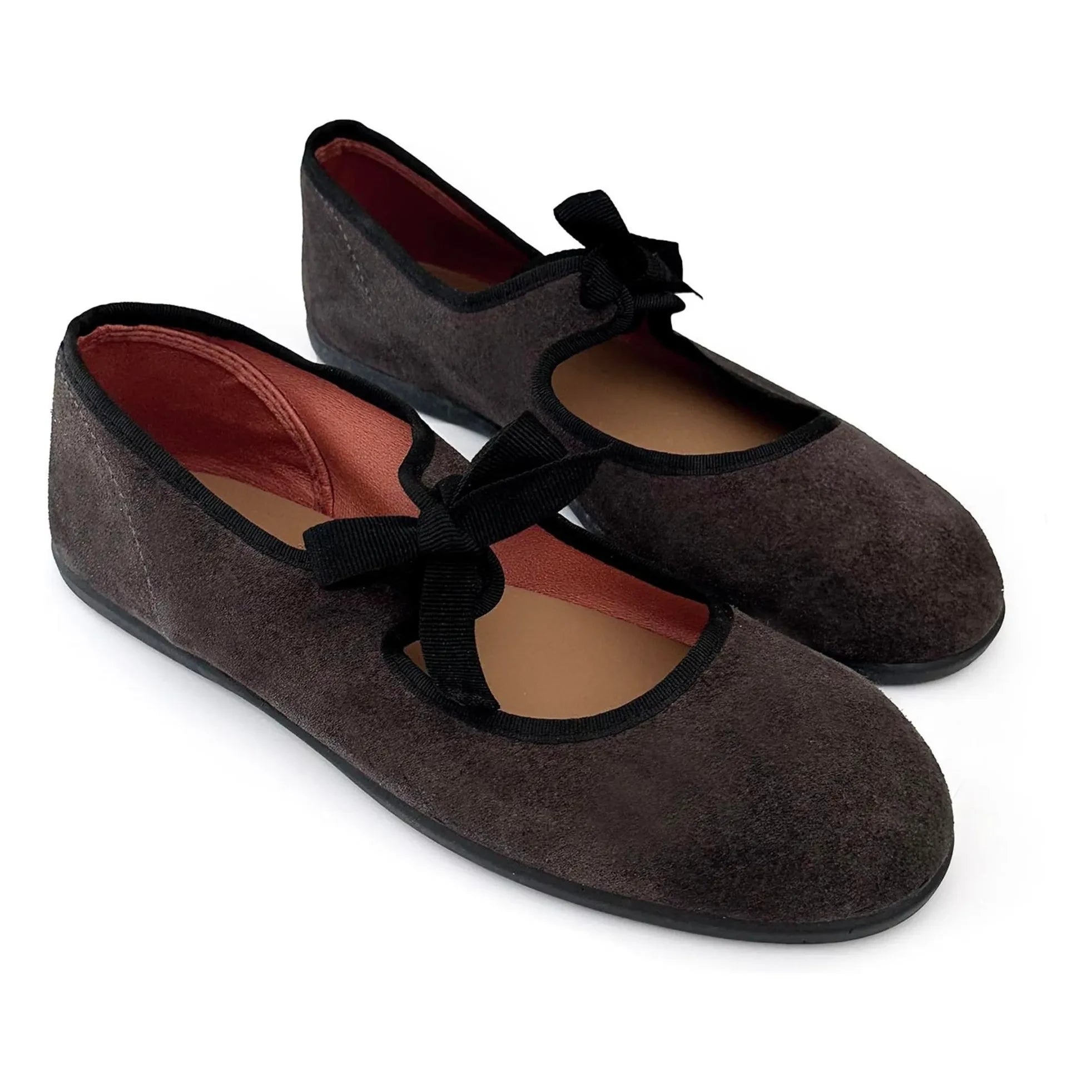 Hermosilla - Bailarinas Bilbao Daim - Colección de mujer | Gris