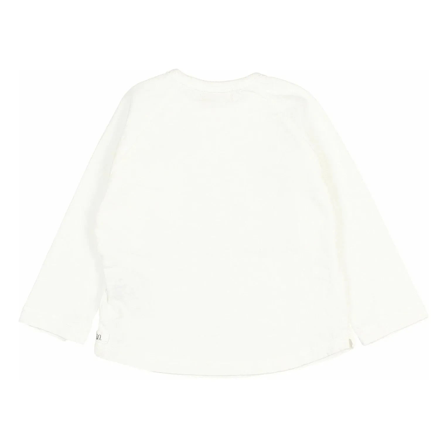 Búho - Camiseta de lino de manga larga | Blanco