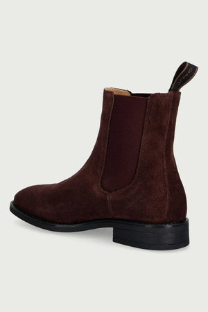 Botines Chelsea de ante para mujer Fayy