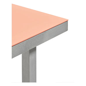 Valerie Objects - Mesa de comedor Alu, Muller Van Severen | Rosa