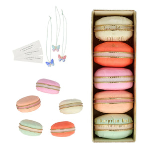 Meri Meri - Sorpresas de Macarons - Meri Meri x Ladurée - Set de 5