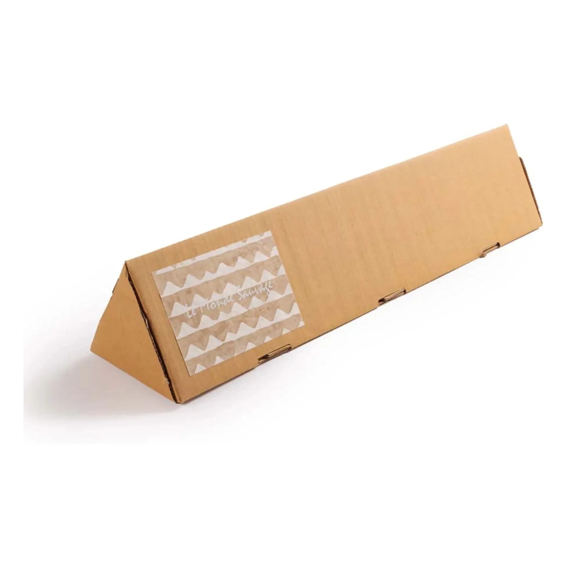 Le Monde Sauvage - Papel pintado triángulos - Set de 12 hojas | Blanco