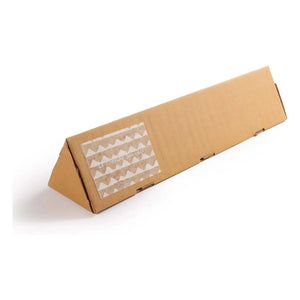 Le Monde Sauvage - Papel pintado triángulos - Set de 12 hojas | Blanco
