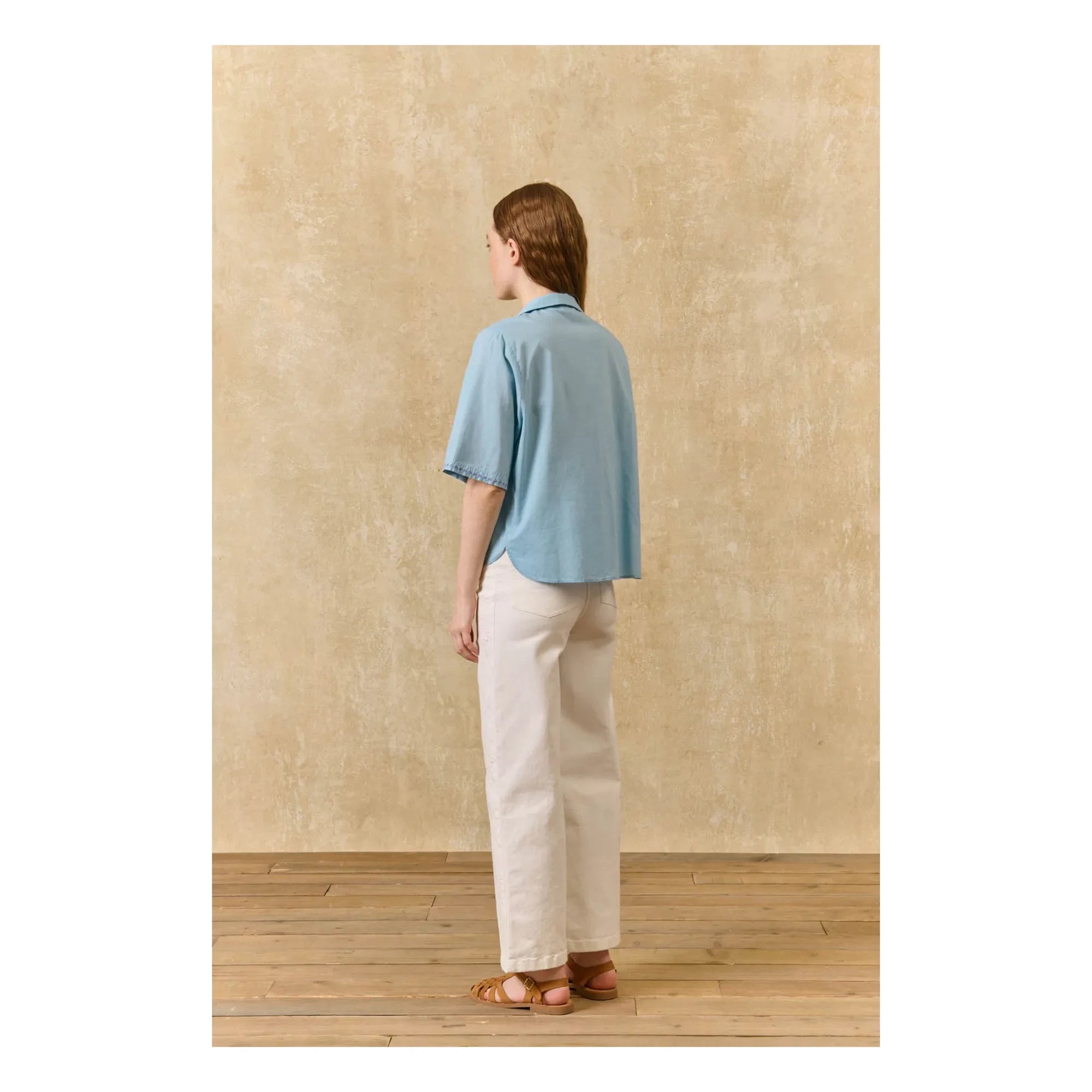 Louise Misha - Camisa Emilius | Azul