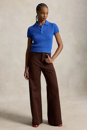 Jersey de manga corta de algodón para mujer Polo Ralph Lauren
