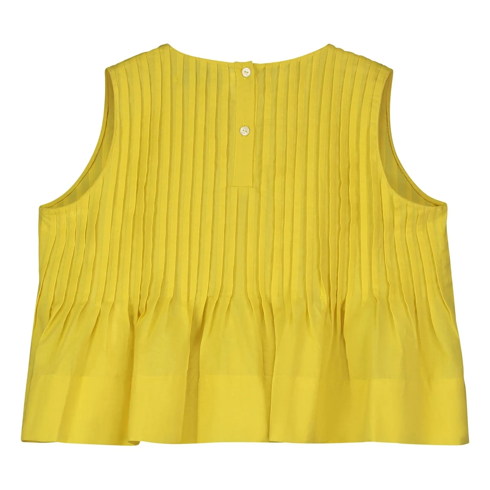 Mandarina - Top plisado | Amarillo