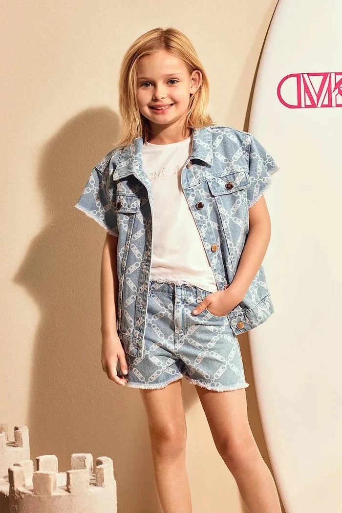 Camisa vaquera Michael Kors para niños