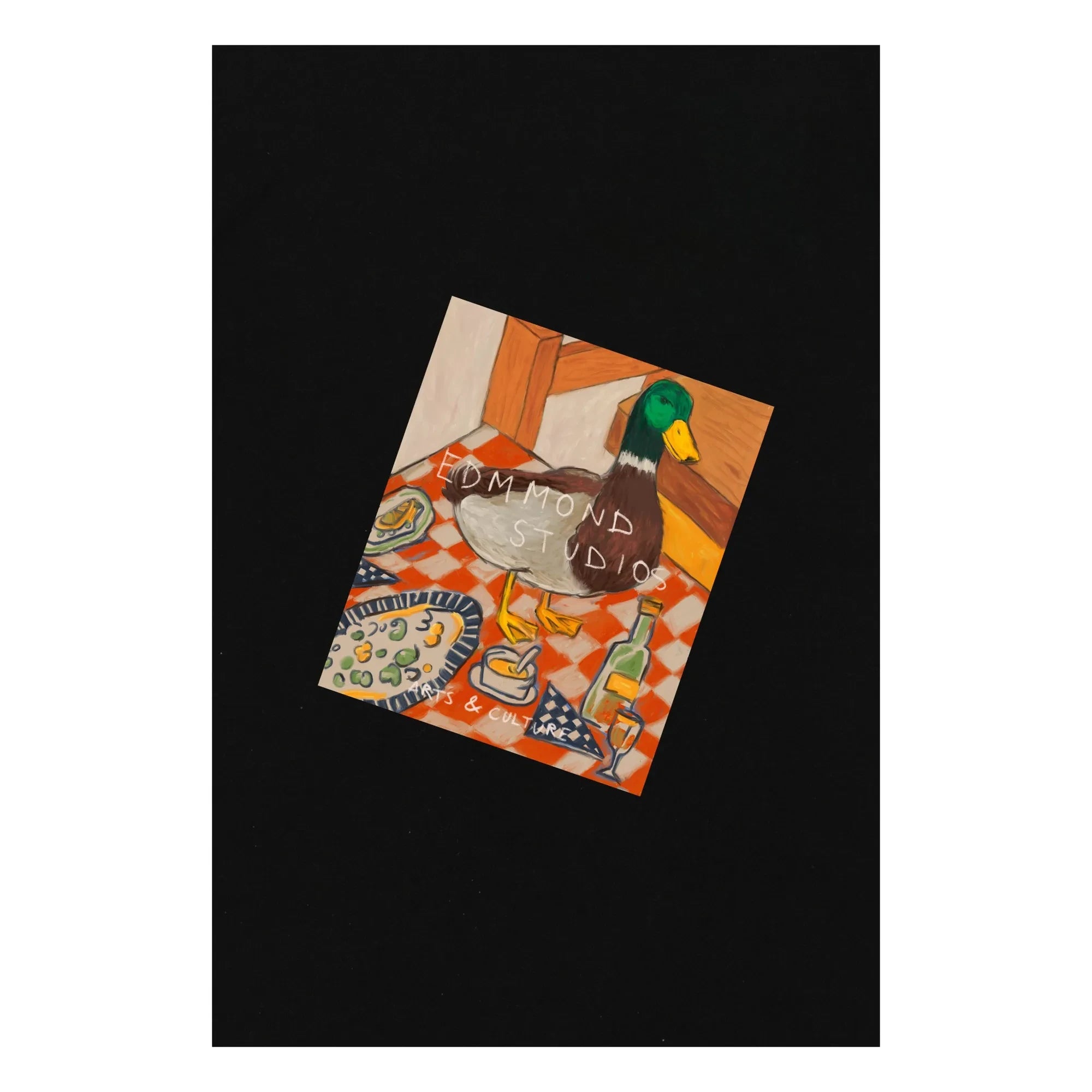 Edmmond Studios - Camiseta Patito Cuqui | Negro