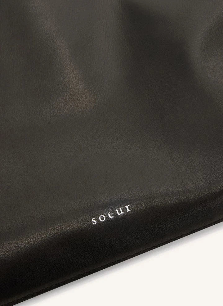 Soeur - Bolsa Mini de Cuero Gia | Negro