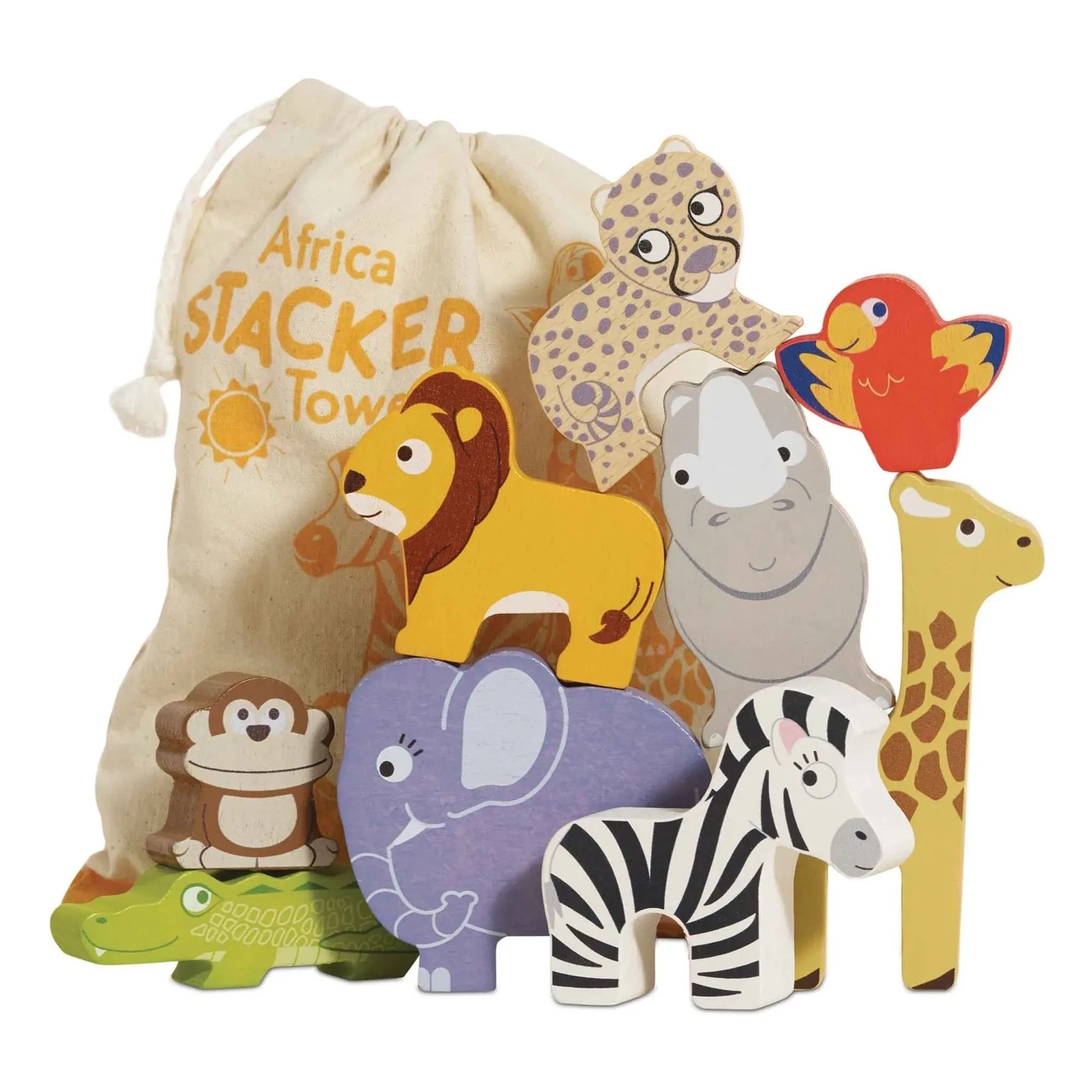 Le Toy Van - Juego de equilibrio Animales africanos