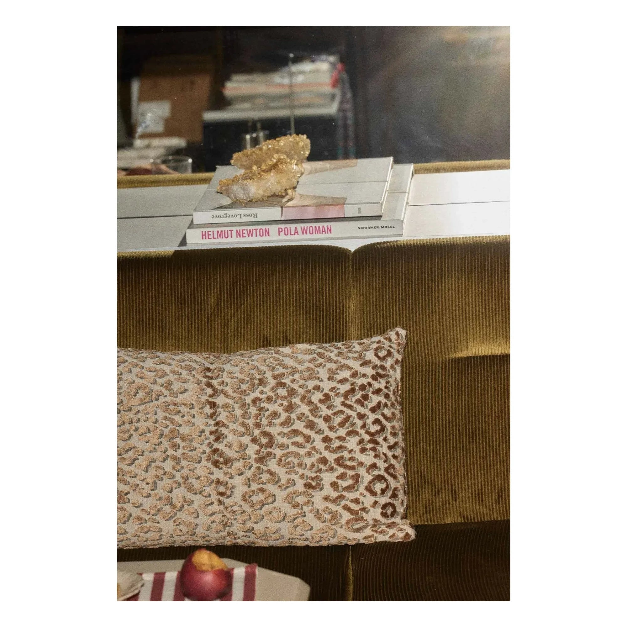 Gabrielle Paris - Funda de Cojín Jacquard | Leopardo
