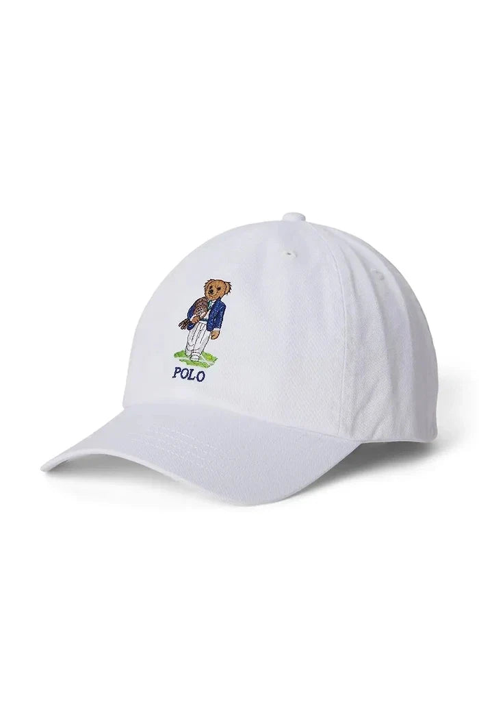 Gorro de visera de algodón para niños Polo Ralph Lauren