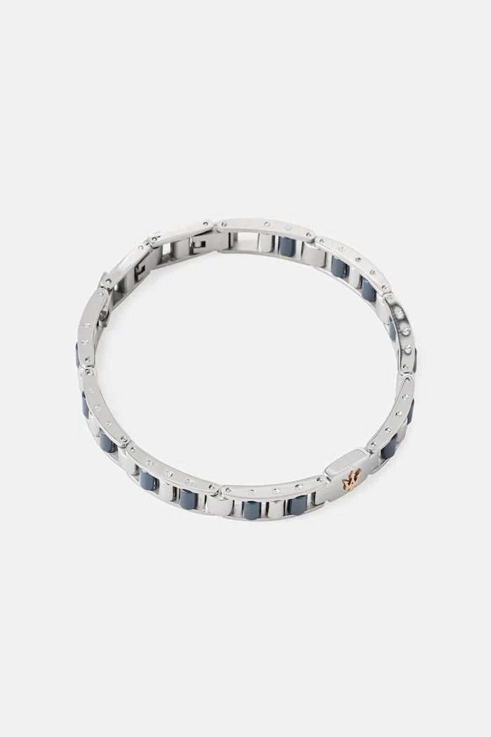 MASERATI Pulsera para hombre de acero inoxidable y cerámica