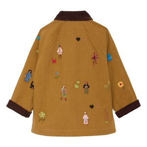SISSEL EDELBO - Chaqueta de algodón orgánico Cara - Colección infantil | Camel