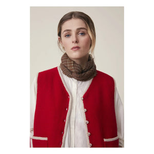 Moismont - Foulard Corneille n° 852, Lana | Marrón