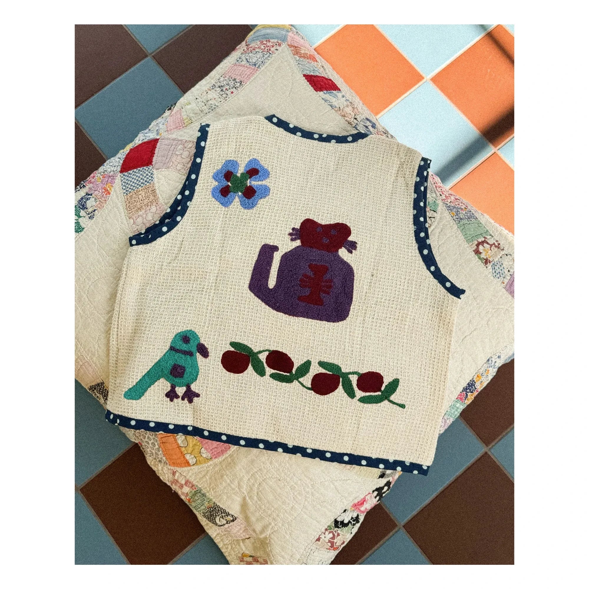 SISSEL EDELBO - Chaleco sin mangas de algodón orgánico Clio - Colección infantil | Crudo