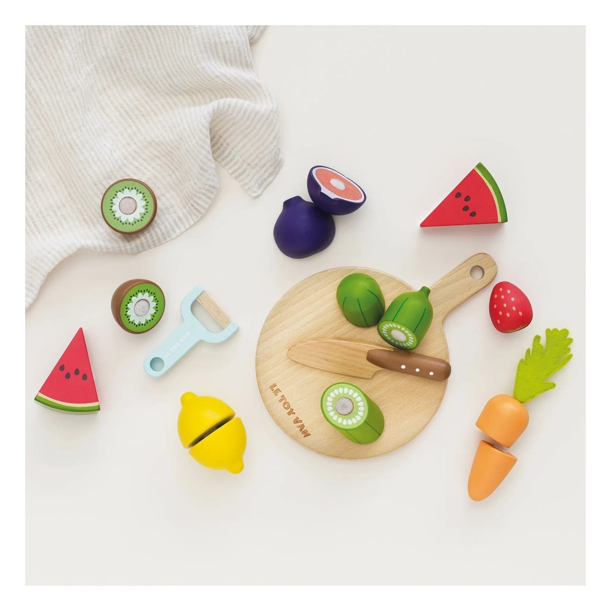 Le Toy Van - Tabla de cortar y alimentos