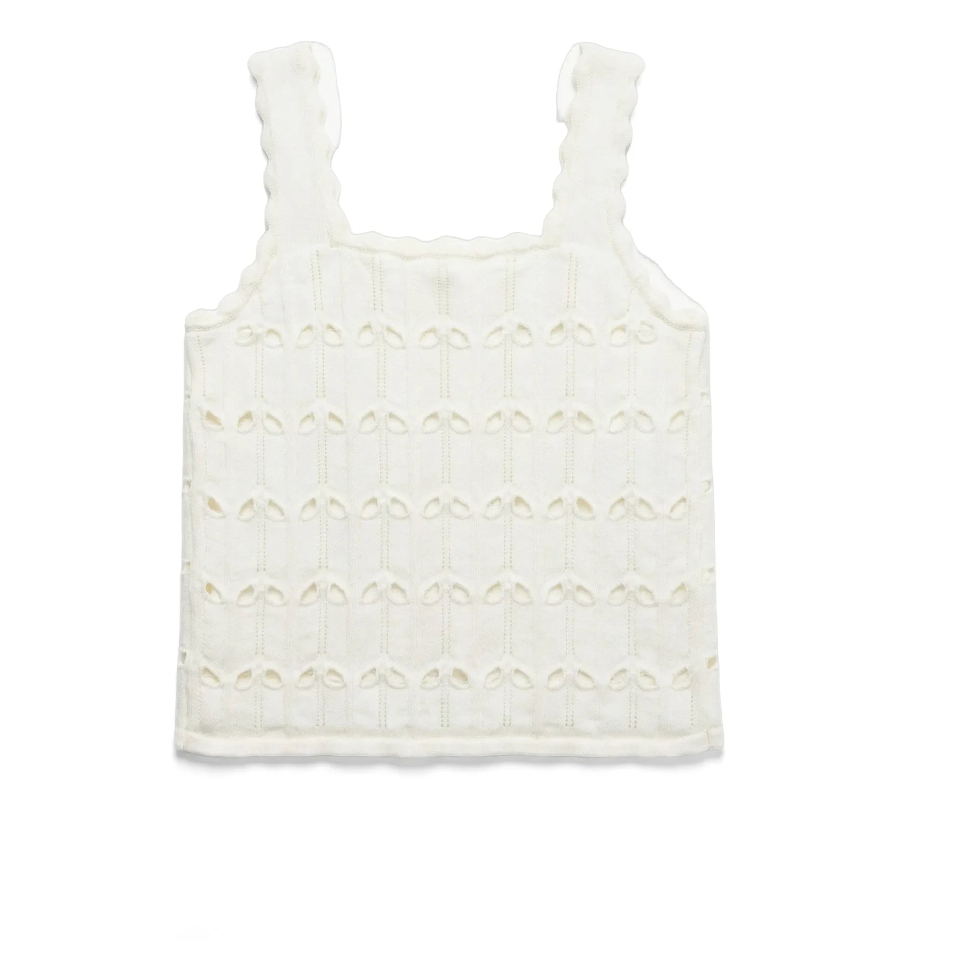 Zimmermann - Top de malla perforado | Blanco