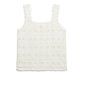 Zimmermann - Top de malla perforado | Blanco
