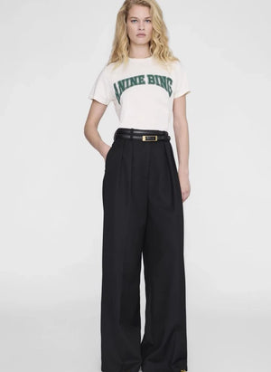 Anine Bing - Shelley Camiseta de Algodón | Ecru